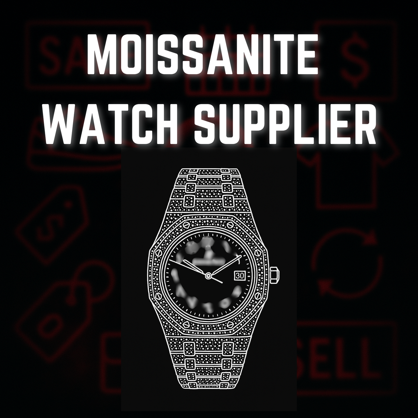 MOISANITE WATCH SUPPLIER